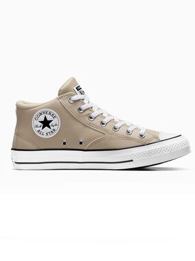 Converse All Star Mid-Top Sneakers - Beige and White